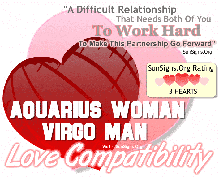 Virgo woman and Leo man compatibility
