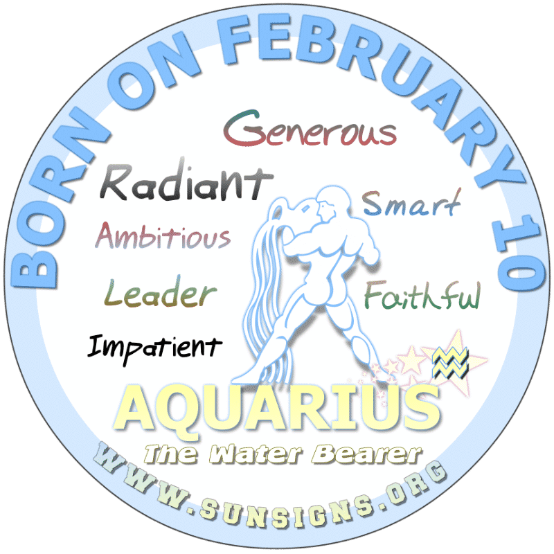 Zodiac signs dates february