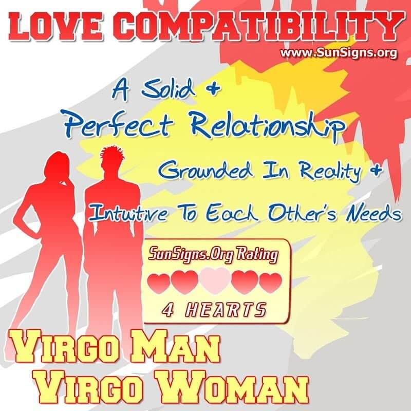 virgo man dating a virgo woman