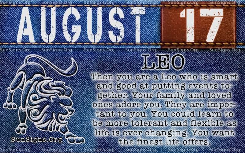 Le 17 août est-il un Lion?