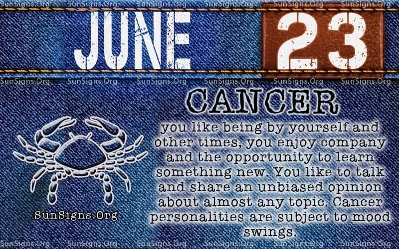 June 23 horoscope sign