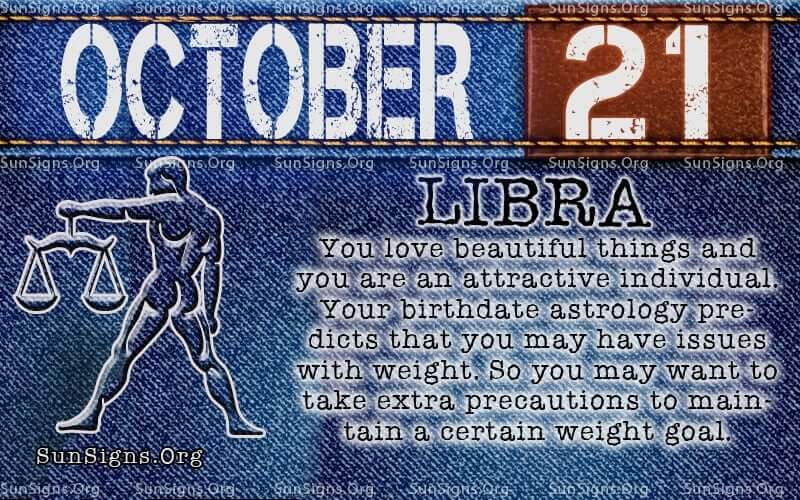 October 21 horoscope sign