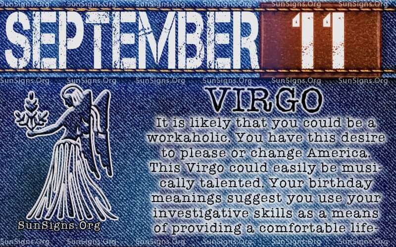 What zodiac sign is for September 11th?