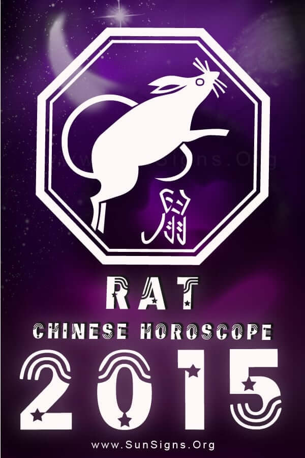 The Chinese zodiac rat sign people will have a great 2015.