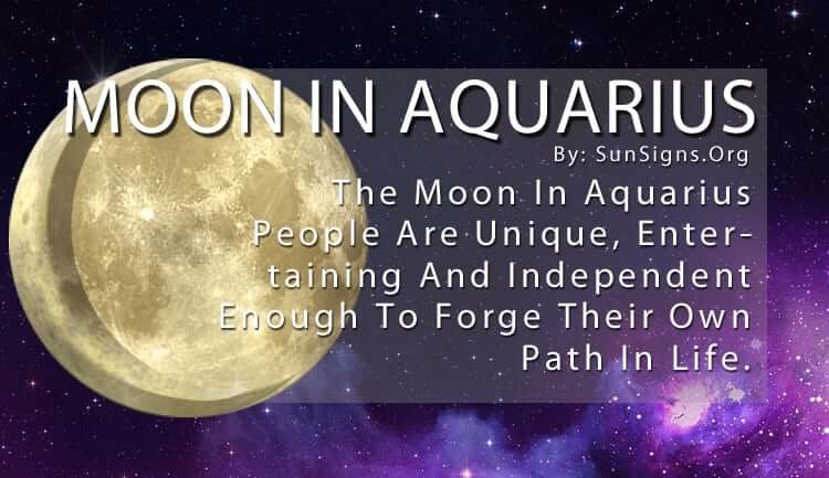 Je Aquarius Sun nebo Měsíc?