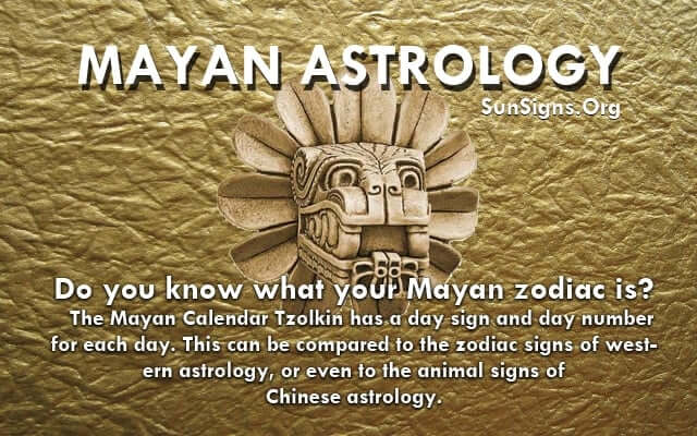 Free Mayan Astrology Chart