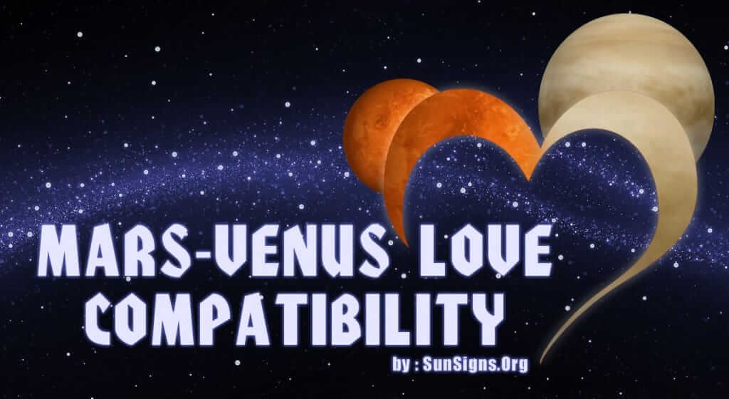 The Mars Venus Compatibility Test is designed to let you see the degree of physical connection between you and your partner based on your Mars and Venus signs.