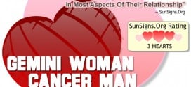 gemini woman cancer man