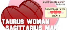 taurus woman sagittarius man