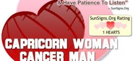 capricorn woman cancer man