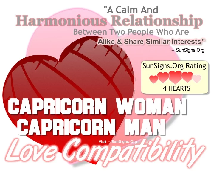 capricorn woman capricorn man