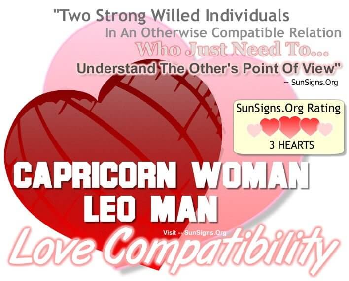 Leo Man Compatibility Chart