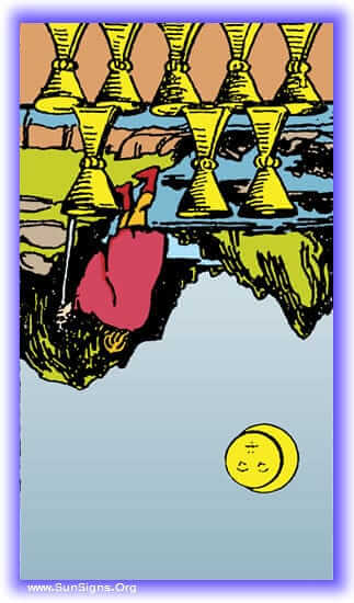 eight of cups reversed
