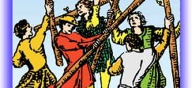 five of wands
