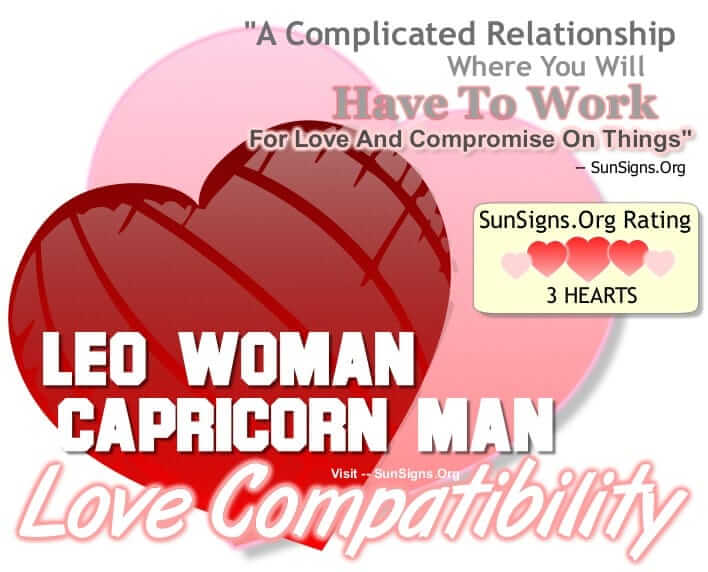 Capricornul și Leul - compatibilitate în dragoste, căsătorie și în pat