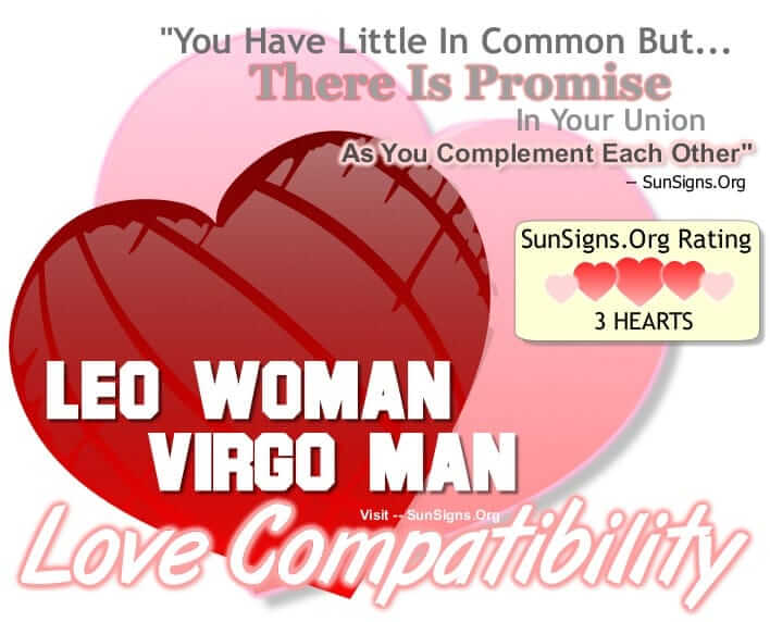 leo woman virgo man