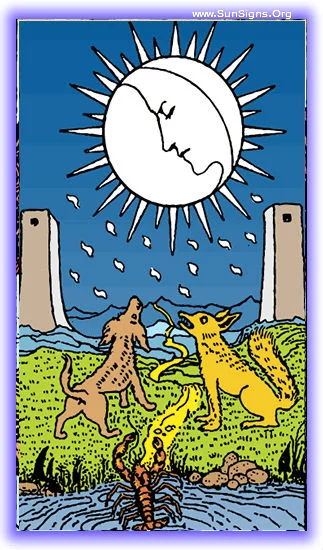 the moon upright the moon upright