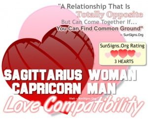 Sagittarius Woman And Capricorn Man - A Match Between Opposite People