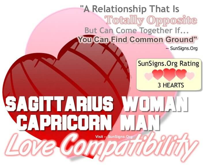 2018 compatibility capricorn sagittarius and man woman Capricorn Man