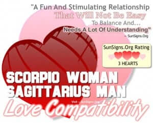 Scorpio Woman And Sagittarius Man - A Stimulating Relationship ...