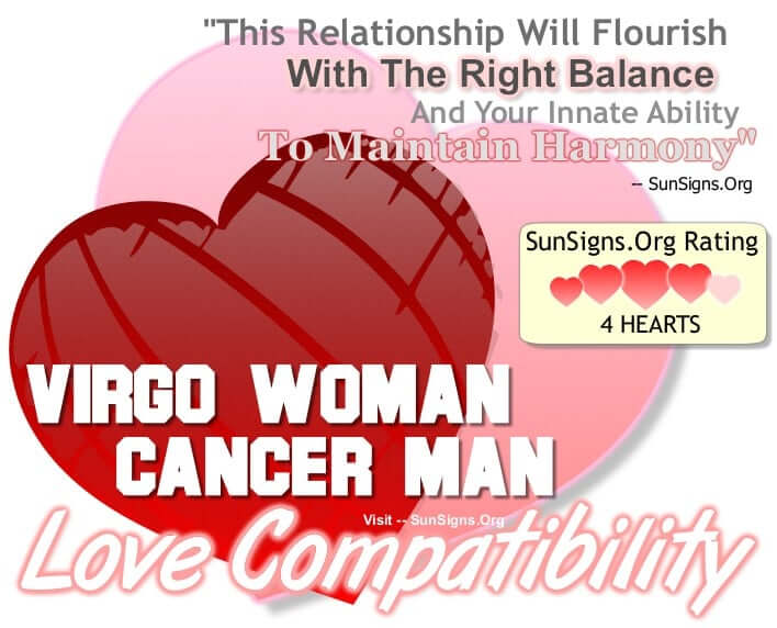 virgo woman cancer man