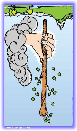 ace of wands reversed