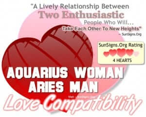 Aquarius Woman And Aries Man - An Enthusiastic Relationship - SunSigns.Org