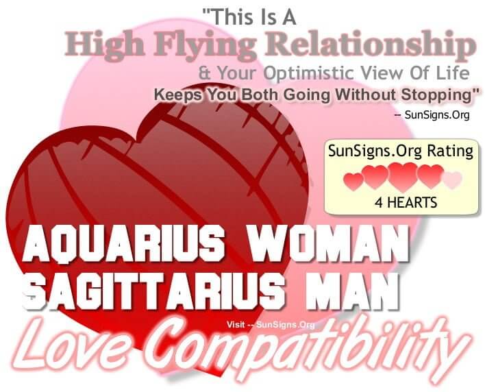 aquarius woman sagittarius man
