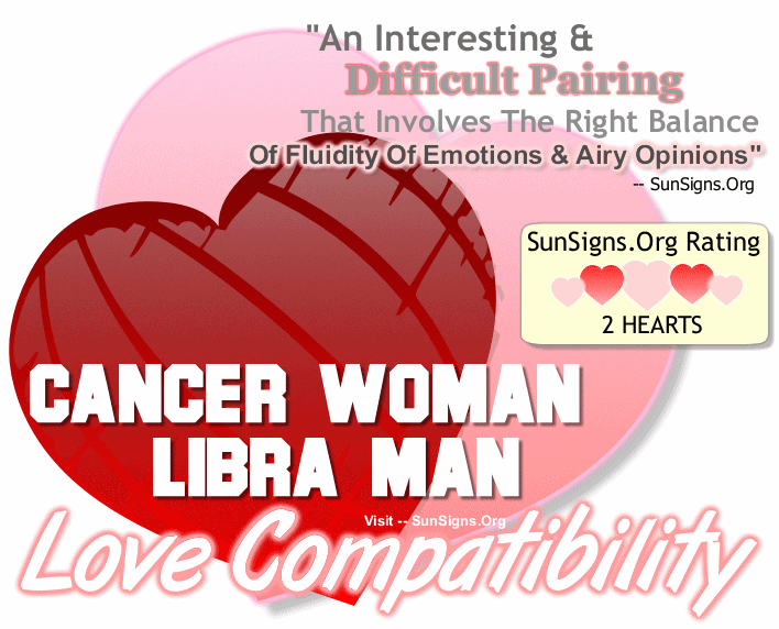 Cancer And Libra Compatibility Chart