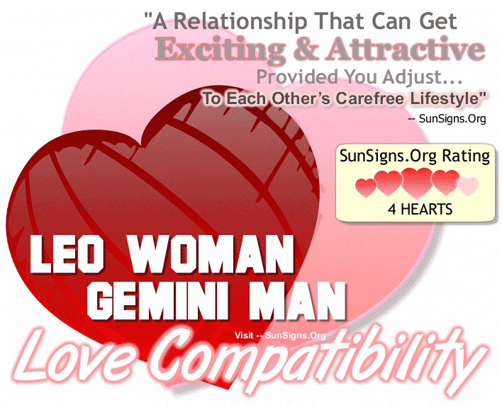 Gemini And Leo Love Compatibility Chart