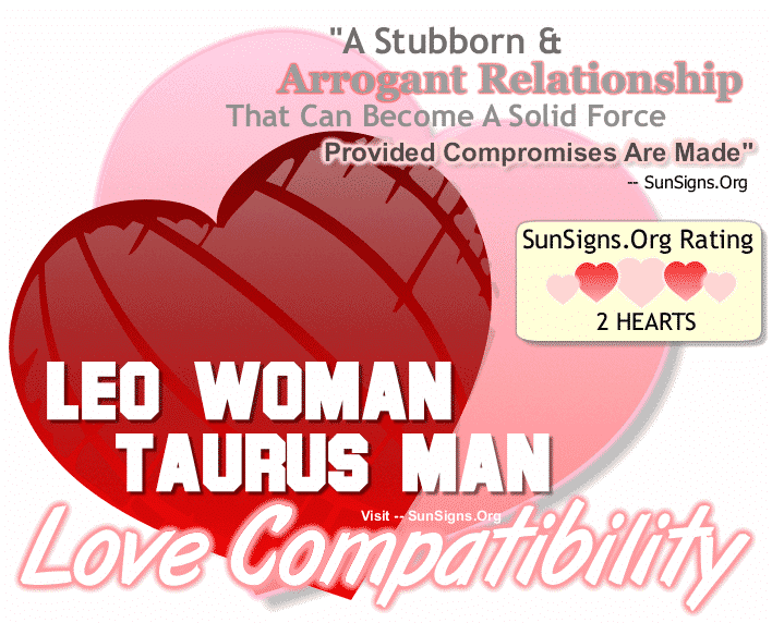 Taurus Love Match Chart