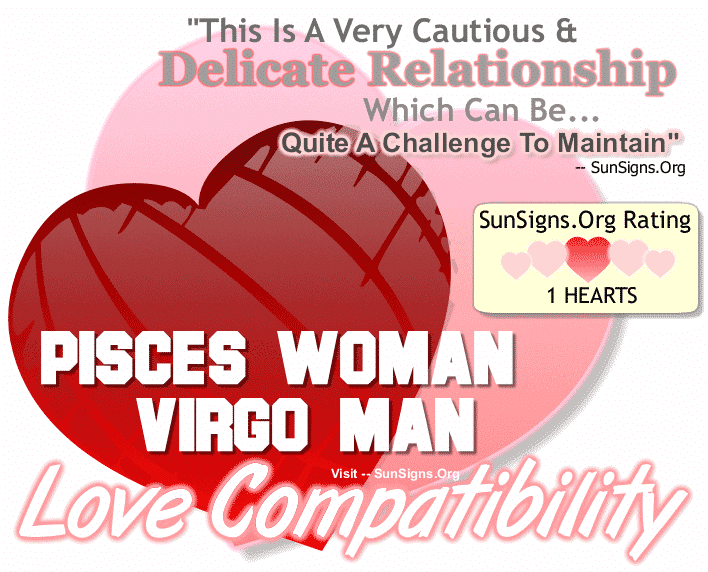 Pisces Woman Virgo Man Love Compatibility