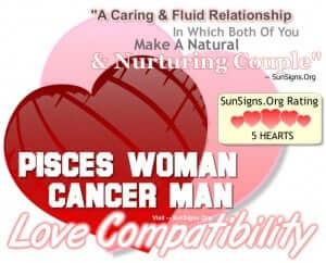 Pisces Woman And Cancer Man - A Caring And Fluid Relationship