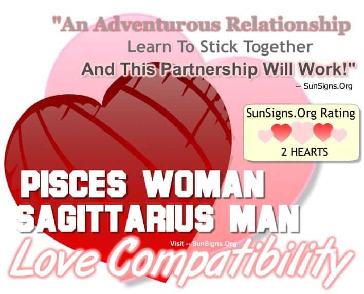 pisces woman sagittarius man