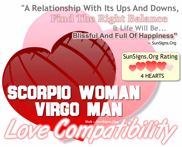 Scorpio Woman Virgo Man Love Compatibility