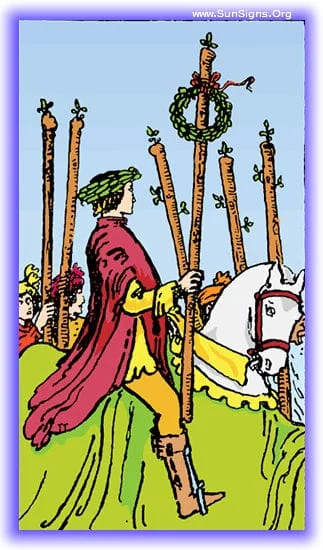 six of wands six of wands