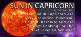 The Sun In Capricorn