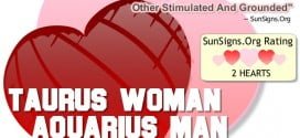 taurus woman aquarius man