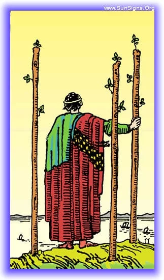 three of wands