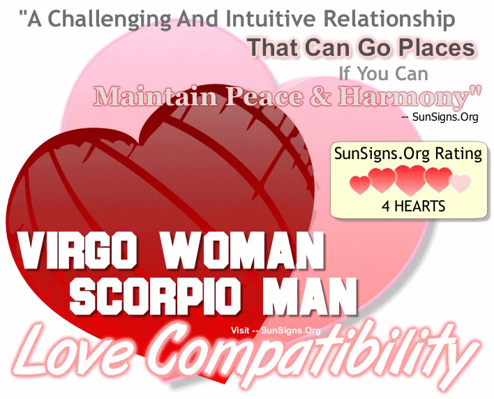  Virgo Donna Scorpione Uomo Amore Compatibilità