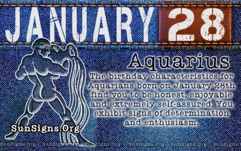 January 28 Zodiac Horoscope Birthday Personality | SunSigns.Org