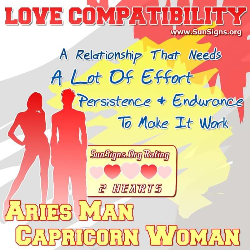 aries man capricorn woman