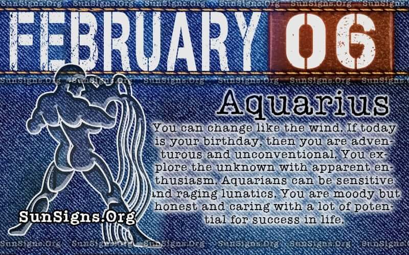 February 6 Zodiac Horoscope Birthday Personality SunSigns Org February 6 Zodiac Horoscope Birthday Personality SunSigns Org