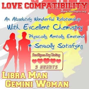 Libra Man And Gemini Woman Love Compatibility - SunSigns.Org