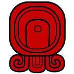 Mayan sign muluc or water or offering