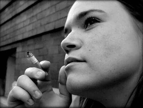 She gave up smoking long ago, but she’ll sneak a cigarette when you’re out