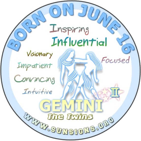 June 16 Zodiac Horoscope Birthday Personality - SunSigns.Org