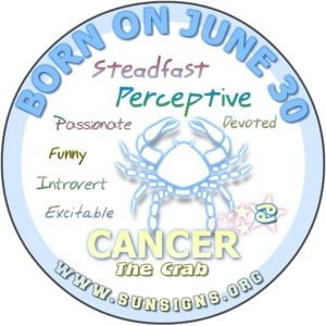 June 30 Zodiac Horoscope Birthday Personality - SunSigns.Org