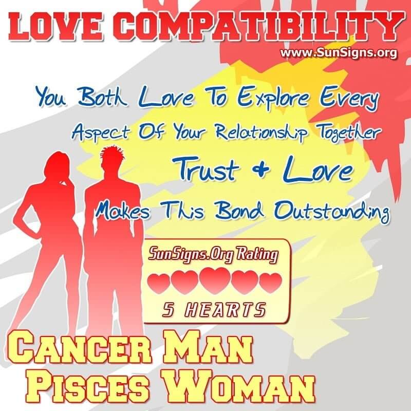 This is because cancer pisces zodiac signs both have a very secure connecti...