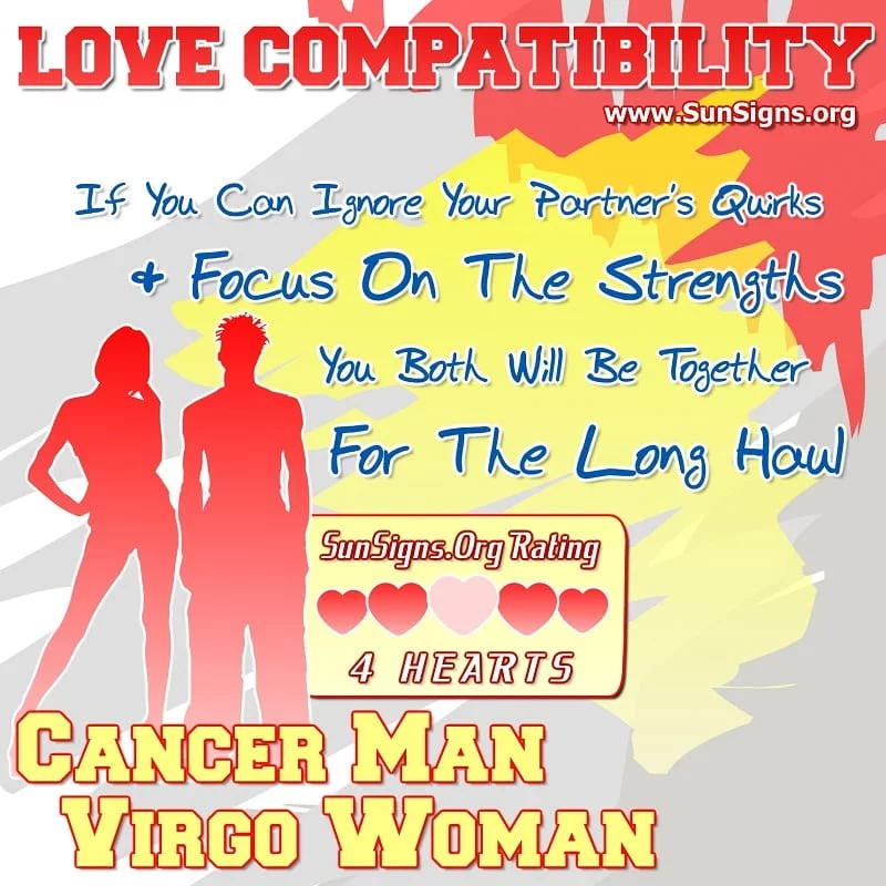 Câncer Homem e Mulher Virgem Compatibilidade Amorosa